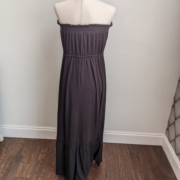 LOFT Strapless Drawstring Maxi Dress - Picture 7 of 9
